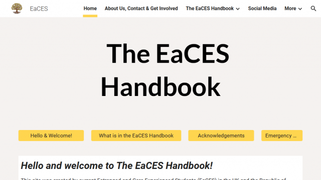 The EaCES Handbook