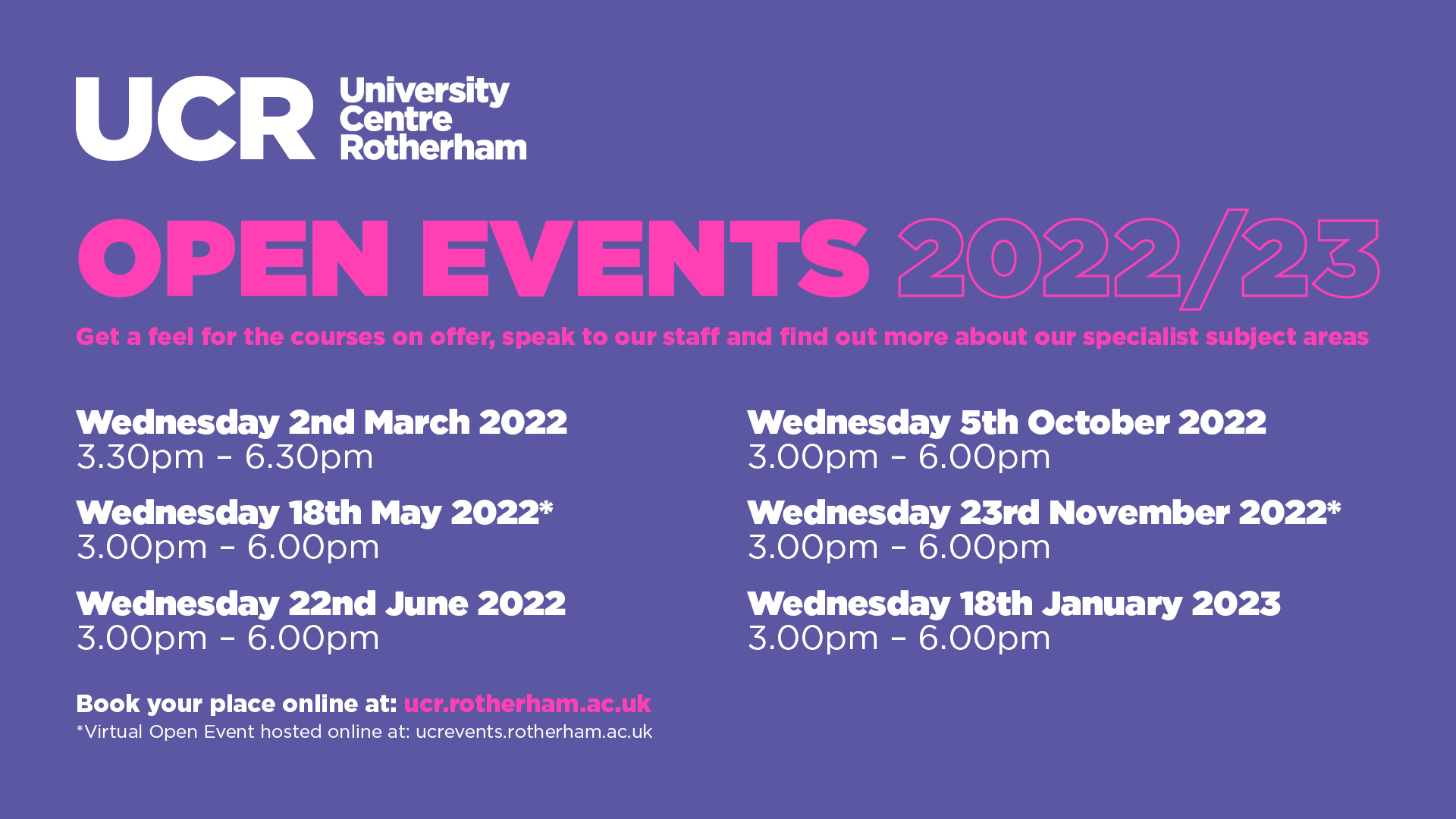 University Centre Rotherham Open Event | Hepp Connects | HeppHUB